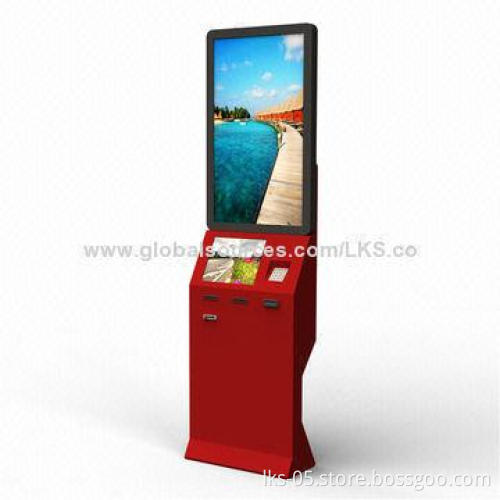 Bill Payment Machine Kiosk with 42-inch Touch Screen and Motorized Card Reader